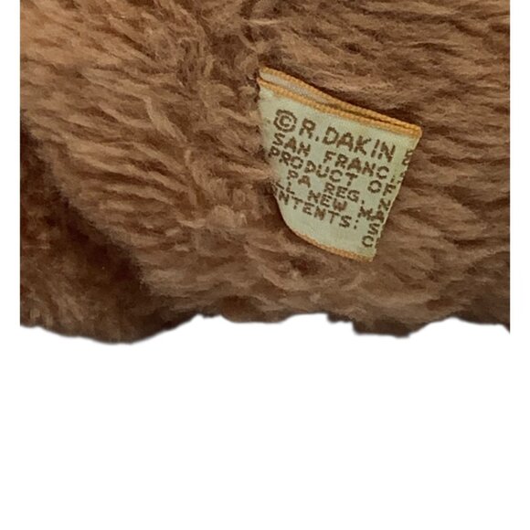 Vtg 1973 Dakin Teddy Bear Plush Stuffed Animal Korea Musical Windup Jointed 12" - Picture 2 of 6